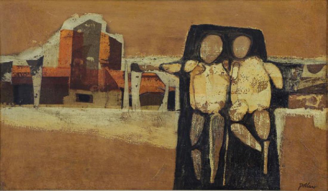 POLLARO, Paul. Mixed Media "The Westerners". (1 of 8)