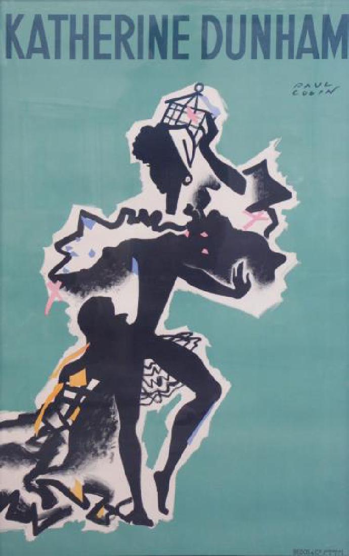 COLIN, Paul. Color Lithograph Poster "Katherine (1 of 6)