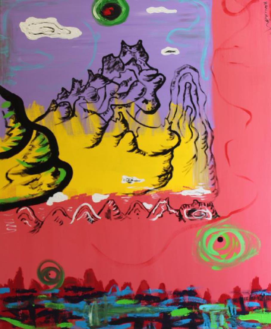 KIM, Hyo Soo. Oil on Canvas. Abstract Landscape. (1 of 4)