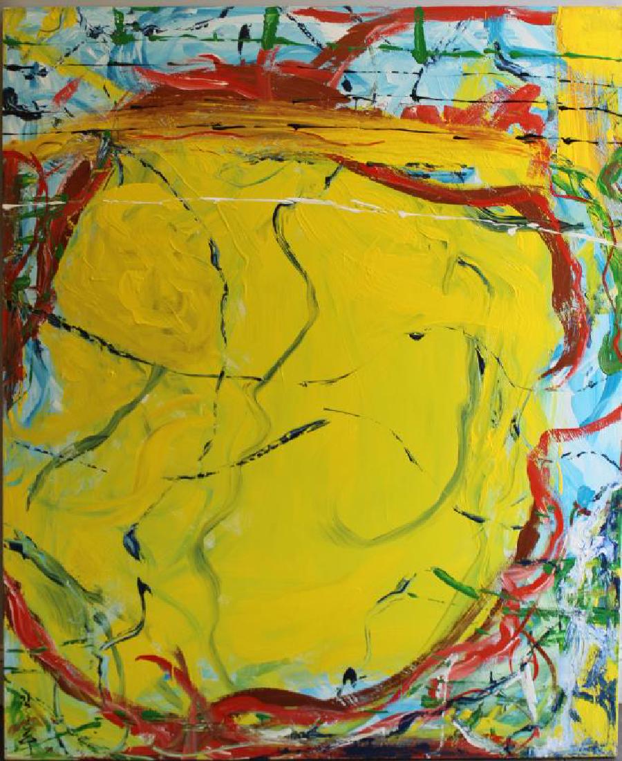 KIM, Hyo Soo. Oil on Canvas. Abstract Composition (1 of 4)