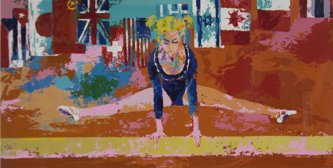 NEIMAN, LeRoy. Serigraph. "Olympic Gymnast". (1 of 6)