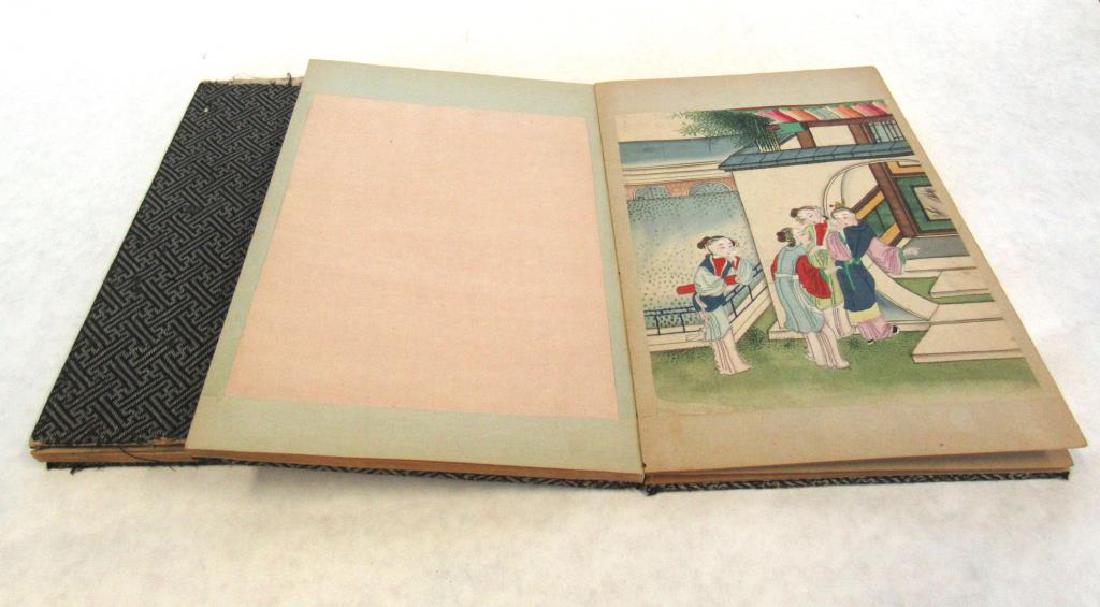 Two Albums of Chinese Paintings of Court Ladies. (1 of 7)