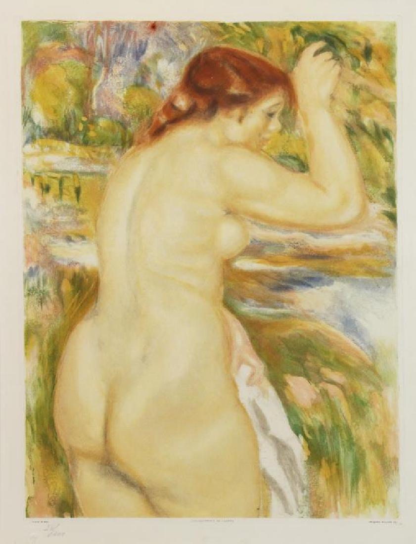 VILLON, Jacques. Color Aquatint "Nu" (after (1 of 7)