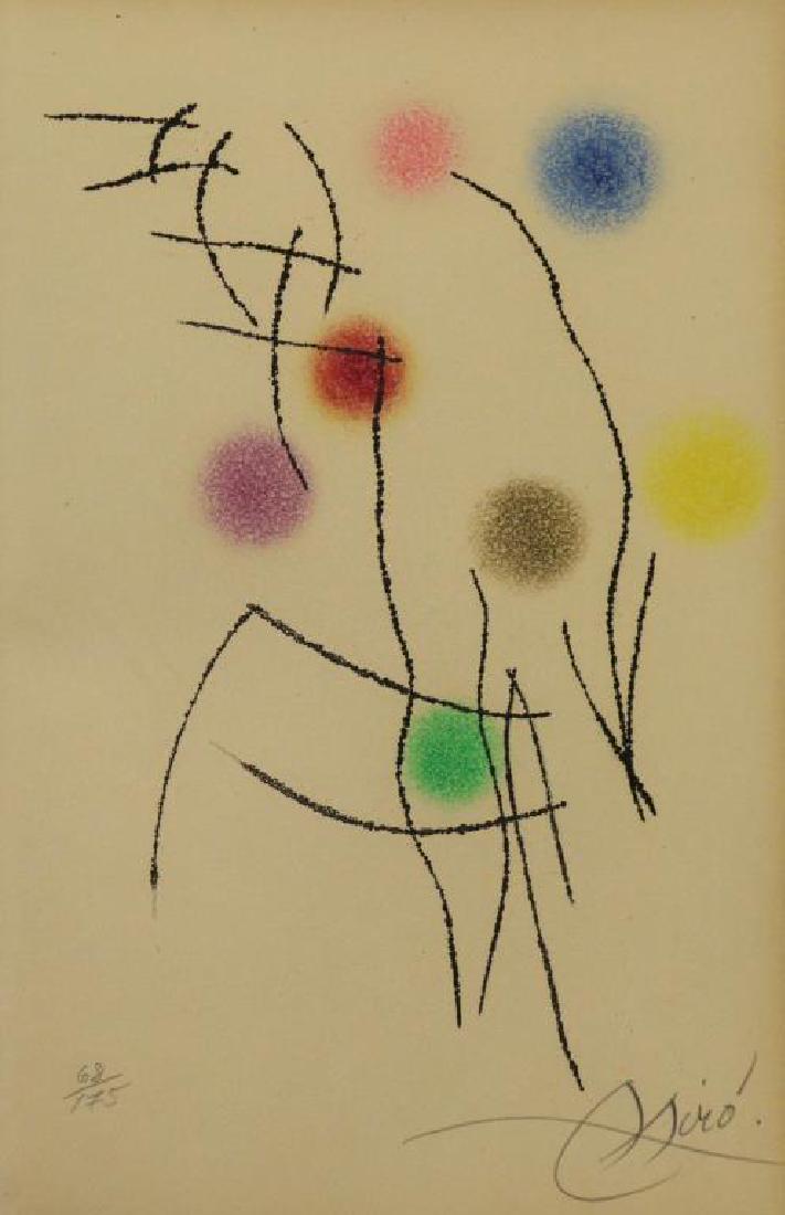 MIRO, Joan. Color Etching and Aquatint From "La (1 of 6)