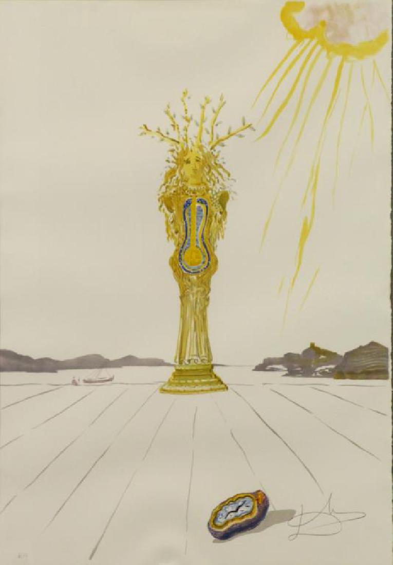 DALI, Salvador. Lithograph. "Barometer Woman" (1 of 6)