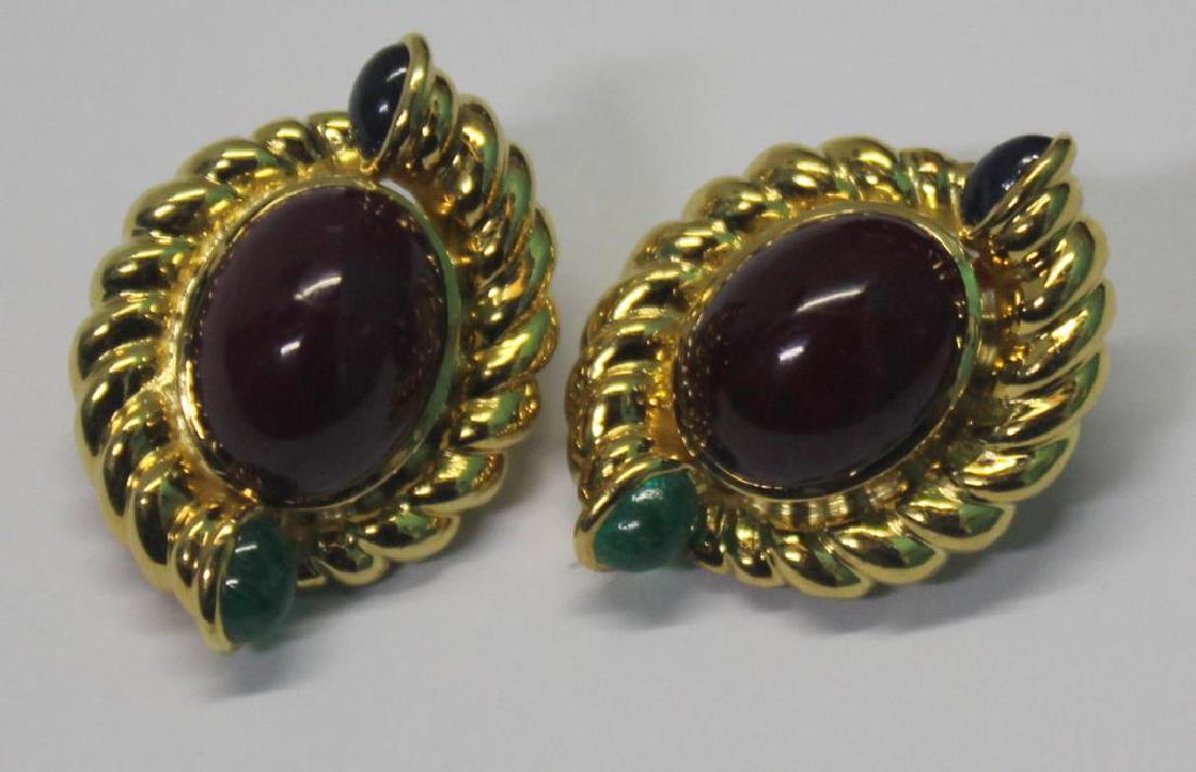 JEWELRY. 18kt Gold, Sapphire, Ruby, and Emerald (1 of 10)