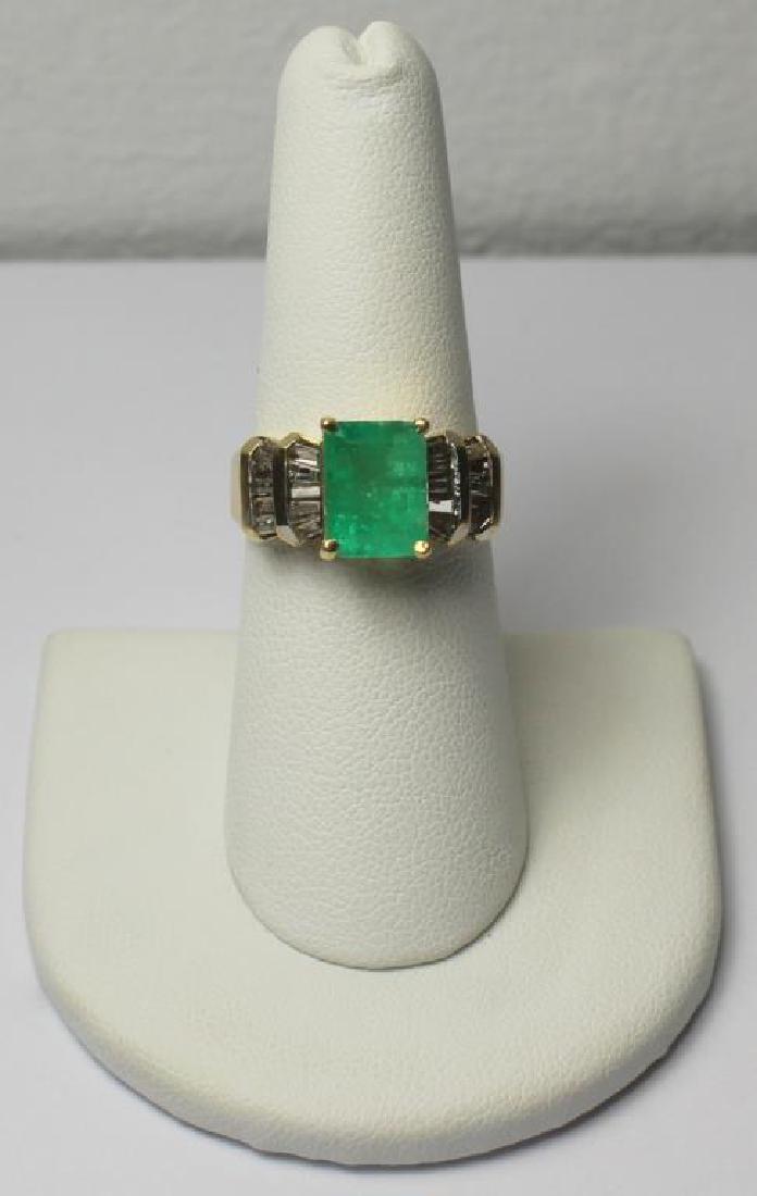JEWELRY. 14kt Gold, 2+ cttw Emerald, and Diamond (1 of 6)