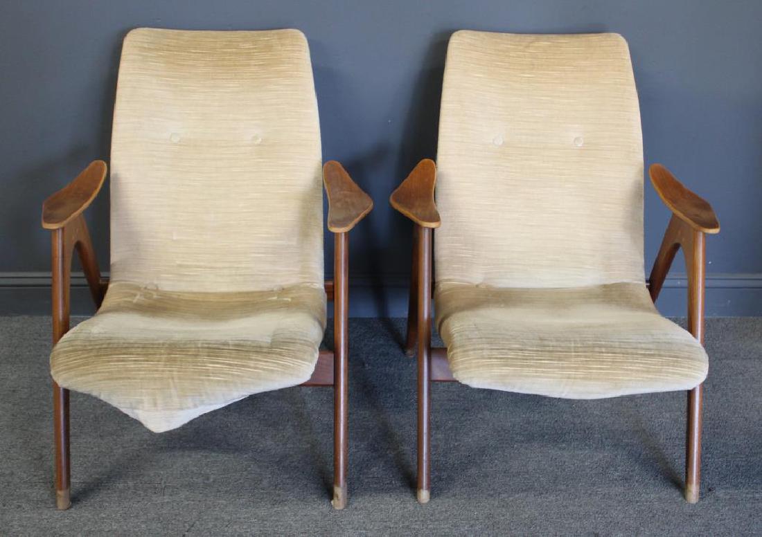 MIDCENTURY. Pair of Danish Modern Chairs. (1 of 7)