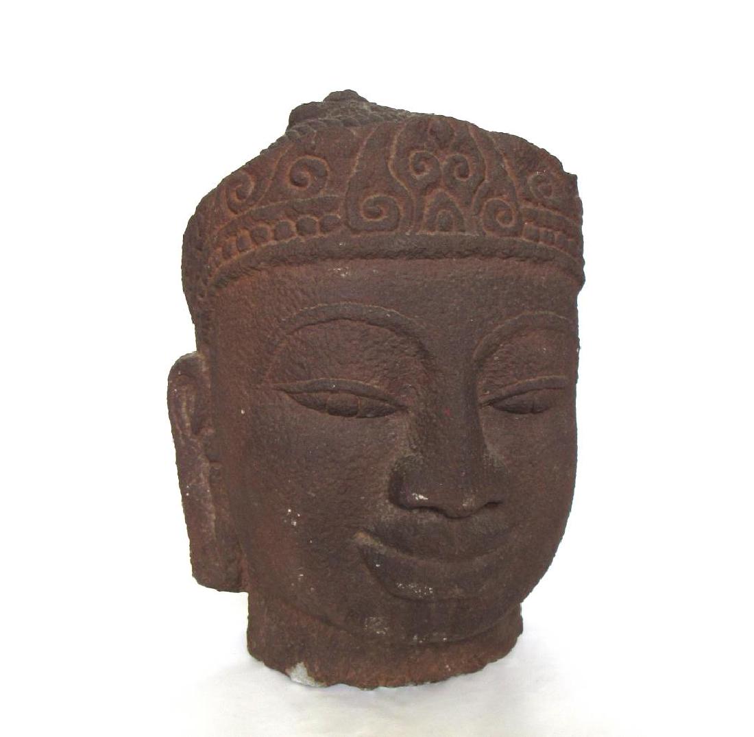 Khmer Stone Head of Avalokiteshvara. (1 of 7)