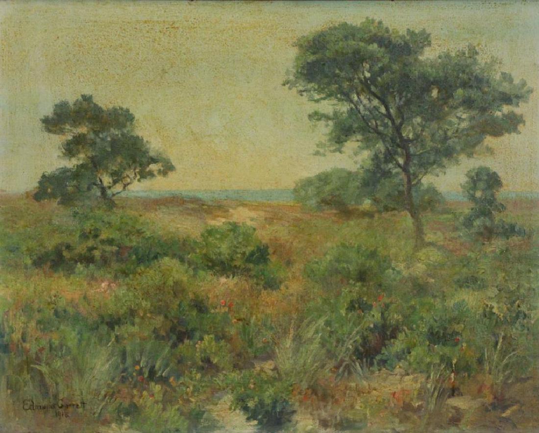 GARRETT, Edmund. Oil on Board. Cape Cod Landscape. (1 of 6)