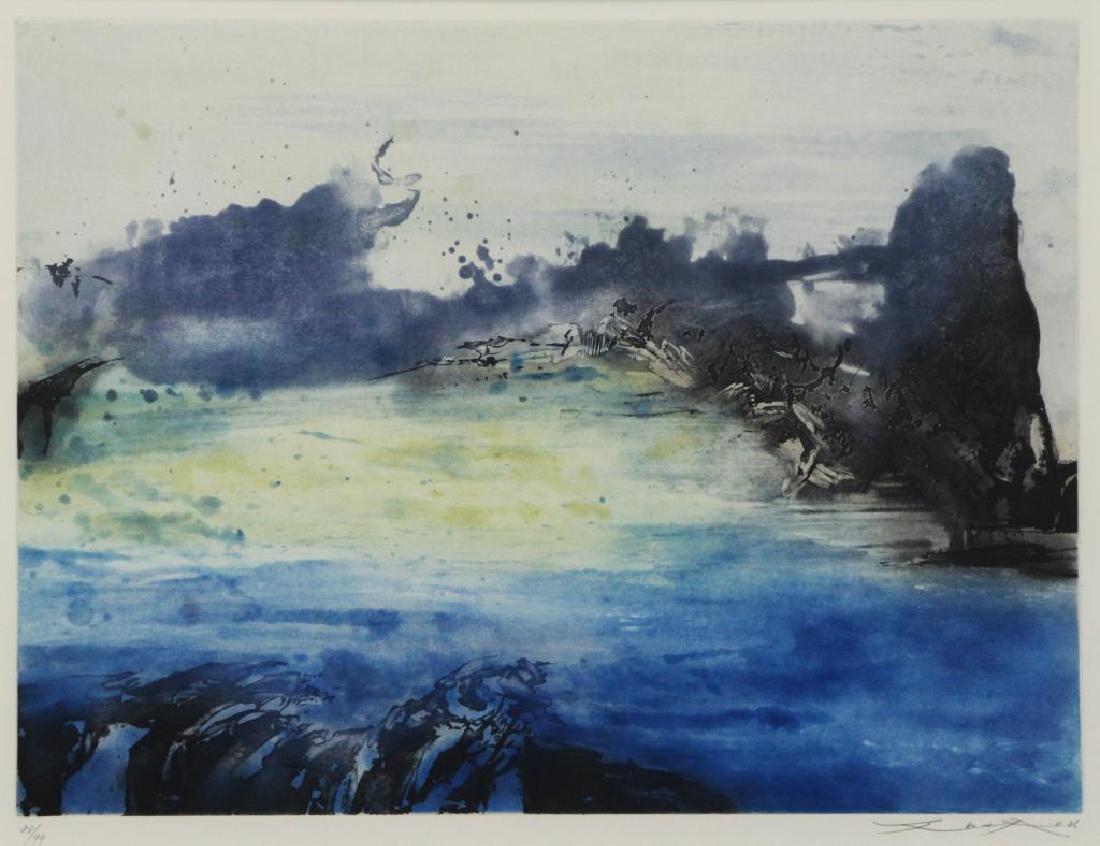 ZAO WOU-KI. Color Etching and Aquatint. Untitled (1 of 6)