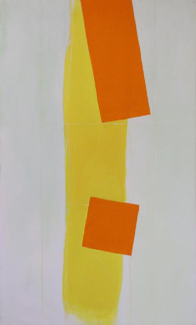 GRAY, Cleve. Oil on Canvas. "Morocco Series: Sun (1 of 8)