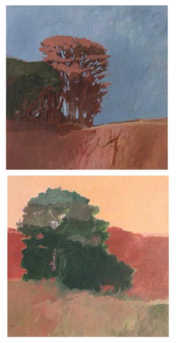 KORTLANDER, William. Two Acrylics on Paper. (1 of 6)