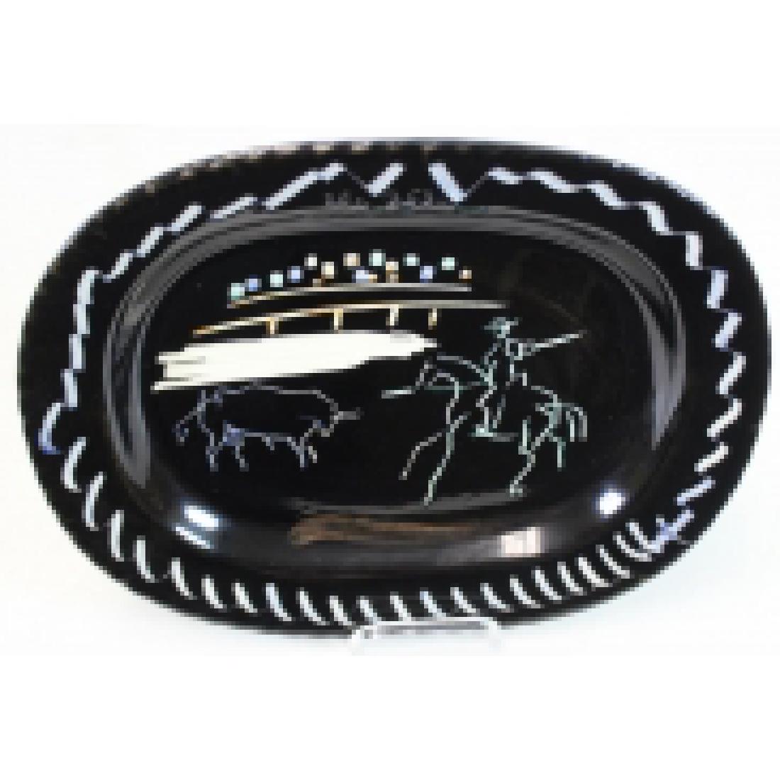 PICASSO, Pablo. "Corrida on Black Ground" (1 of 9)