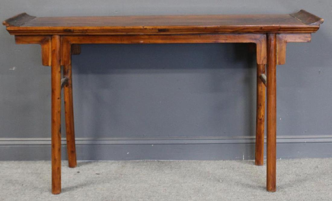 Chinese Hardwood Altar Table, Qiaotou'an. (1 of 9)