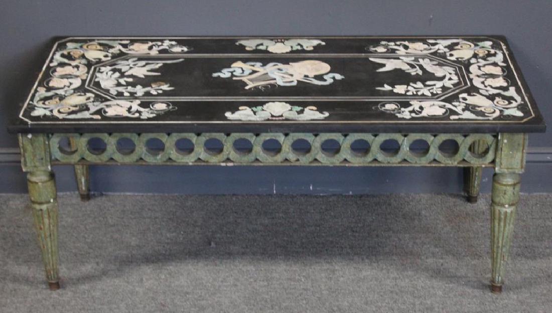 Neoclassical Style Coffee Table With Inlaid (1 of 9)