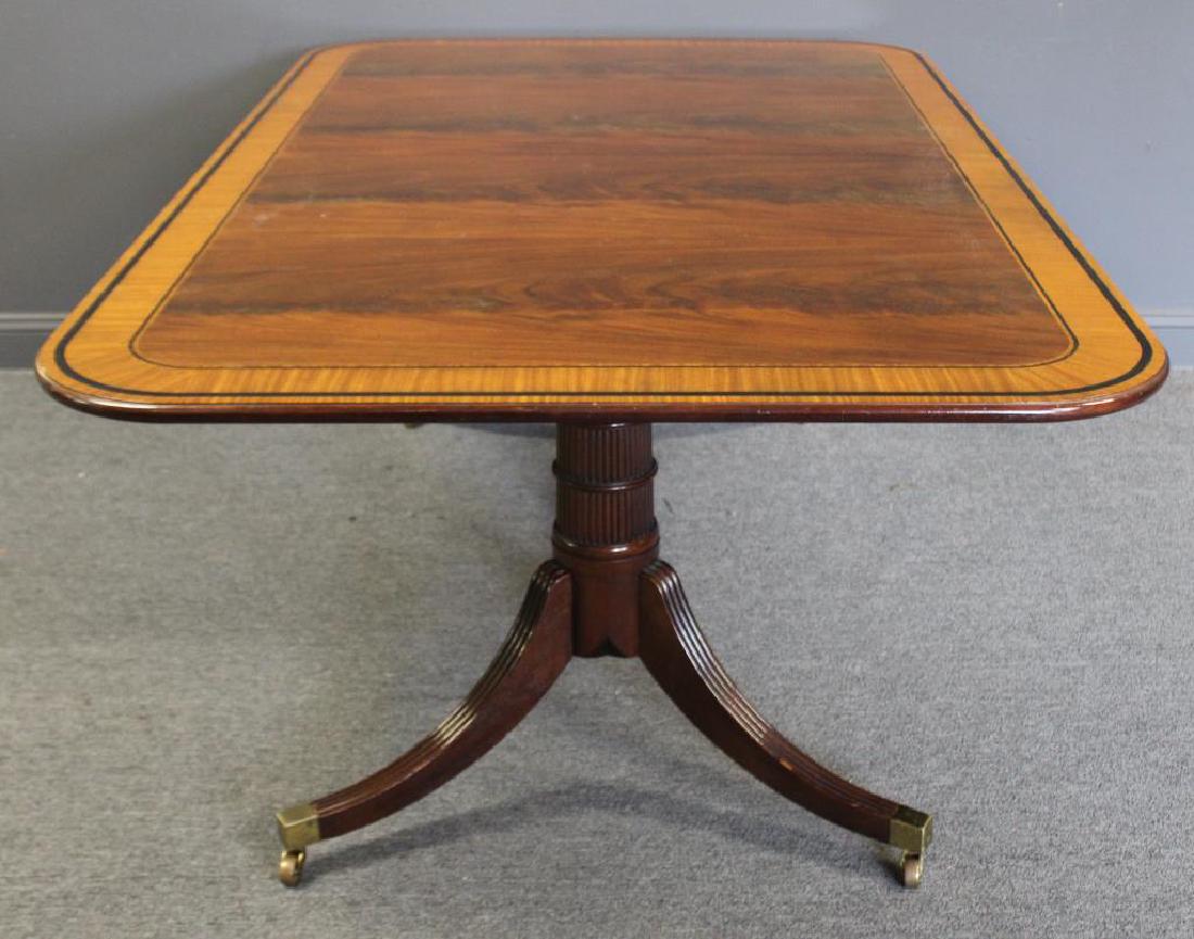BAKER. Signed Mahogany Dining Table and Leaves. (1 of 6)