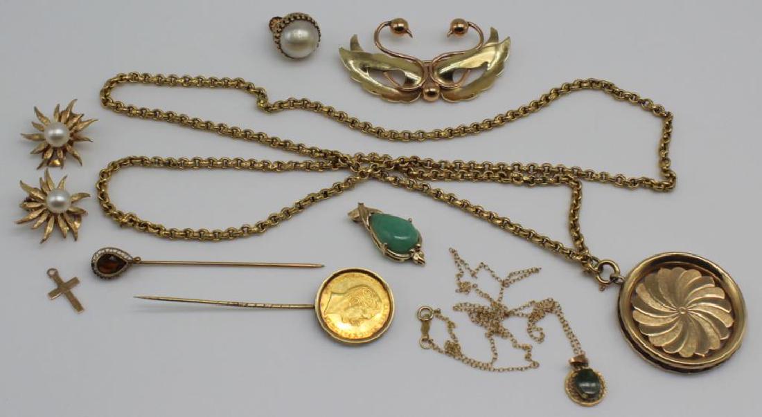 JEWELRY. Assorted Gold Jewelry. (1 of 12)