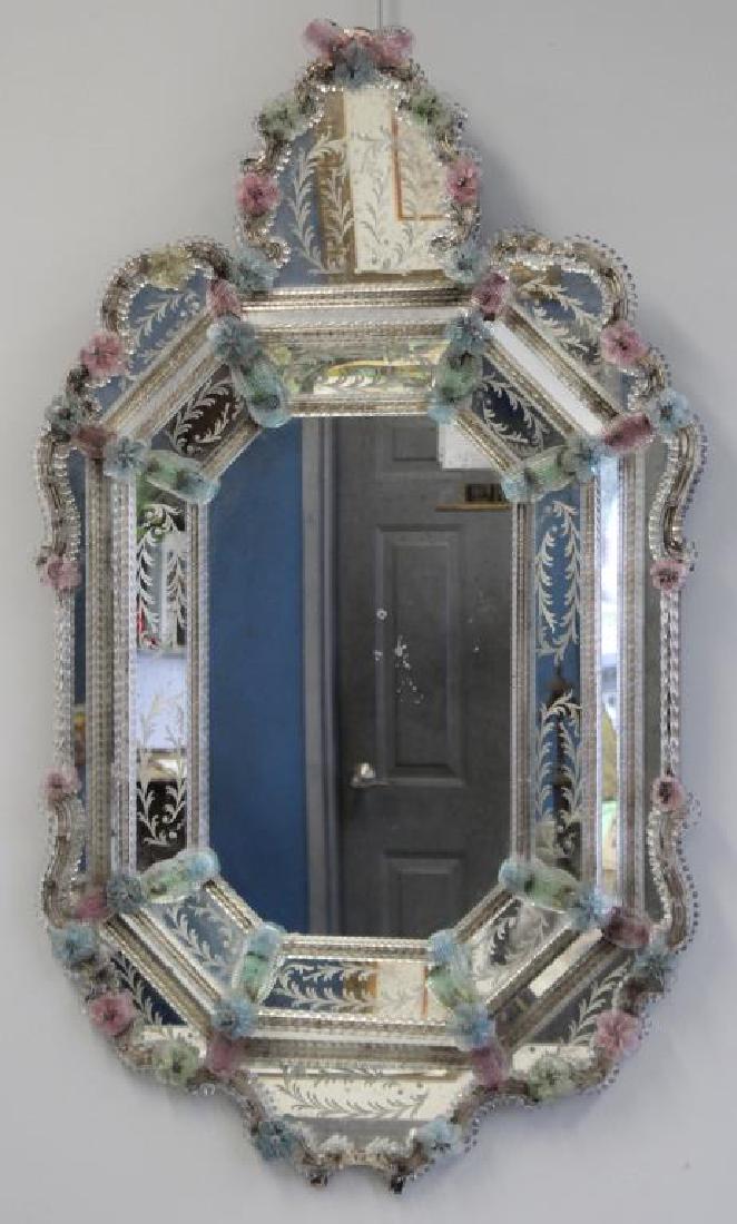 Impressive Antique Venetian Mirror. (1 of 5)