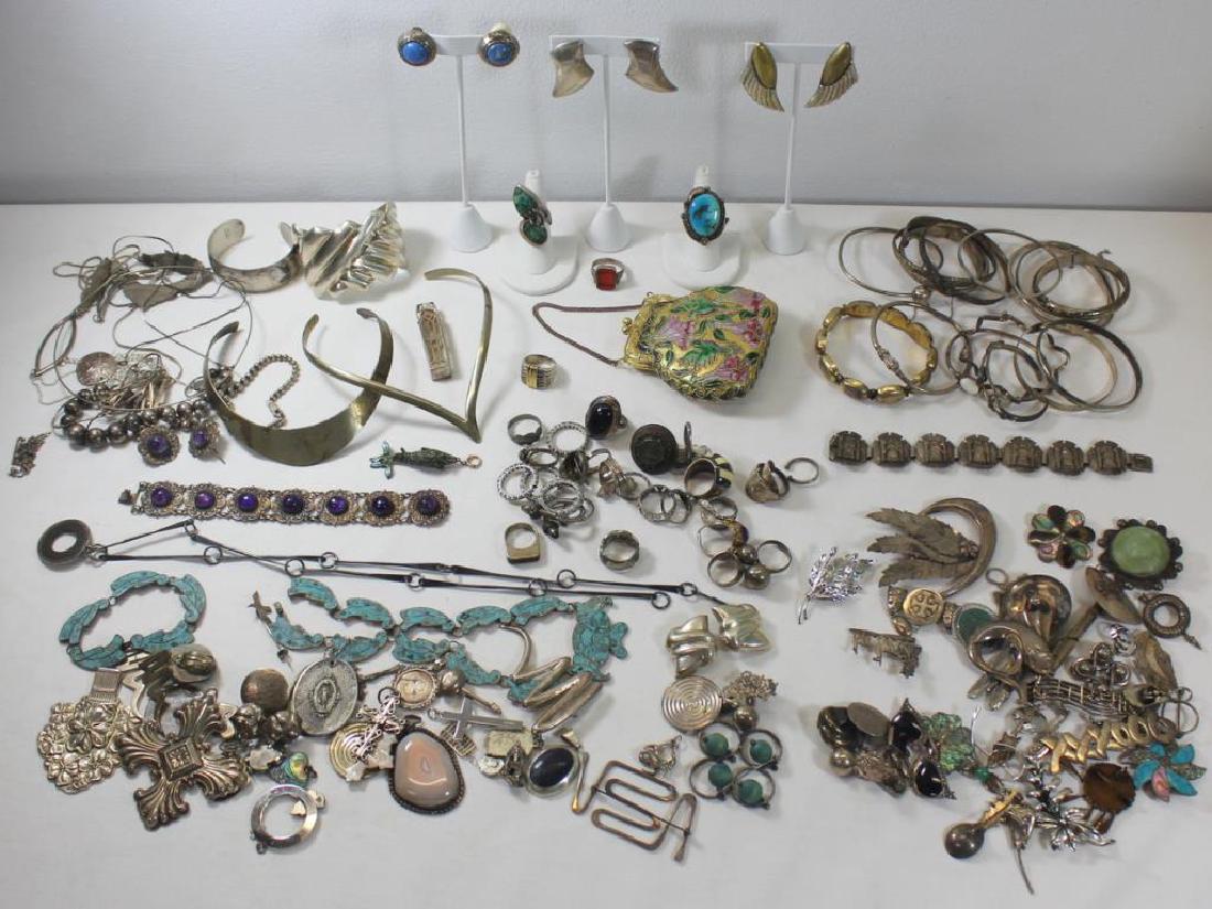 JEWELRY. 100+ Pieces of Silver Jewelry. (1 of 20)