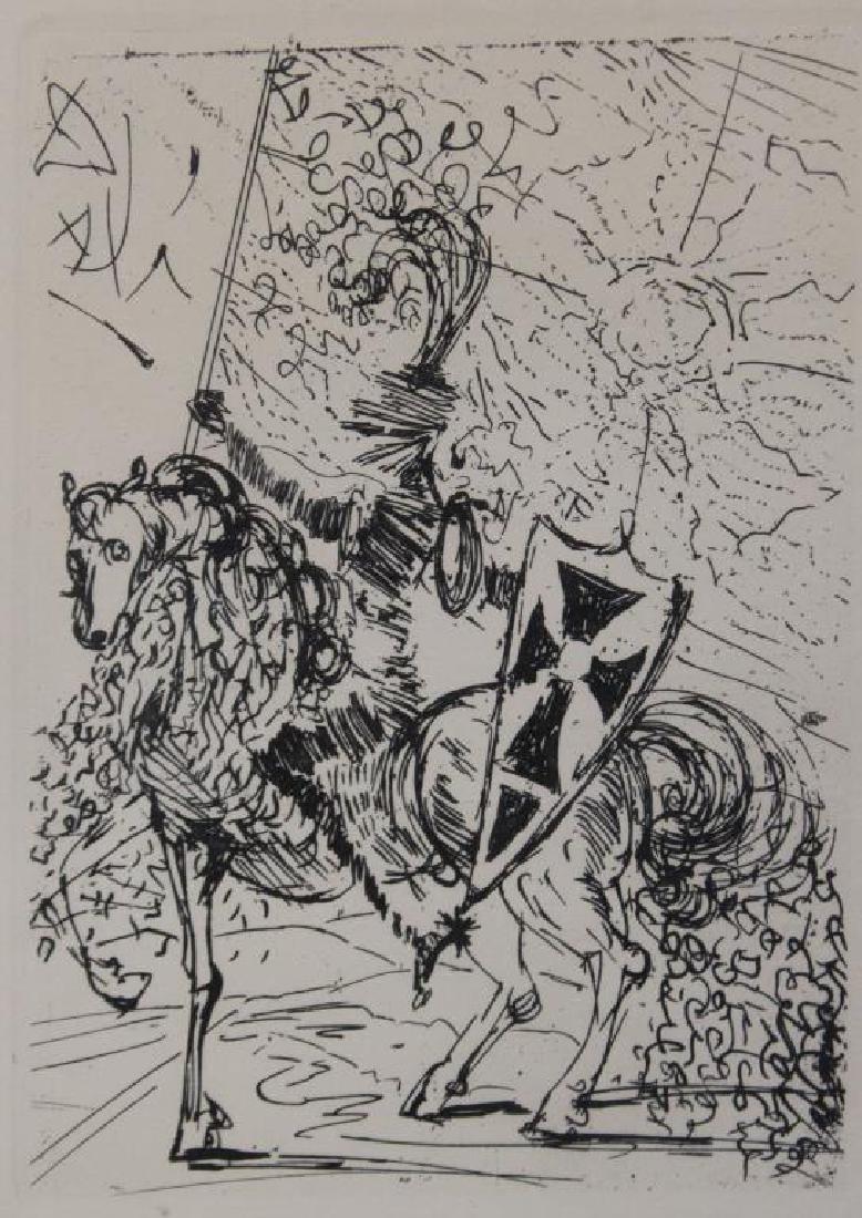 SIGNED in Plate Dali. Etching. "El Sid". (1 of 5)