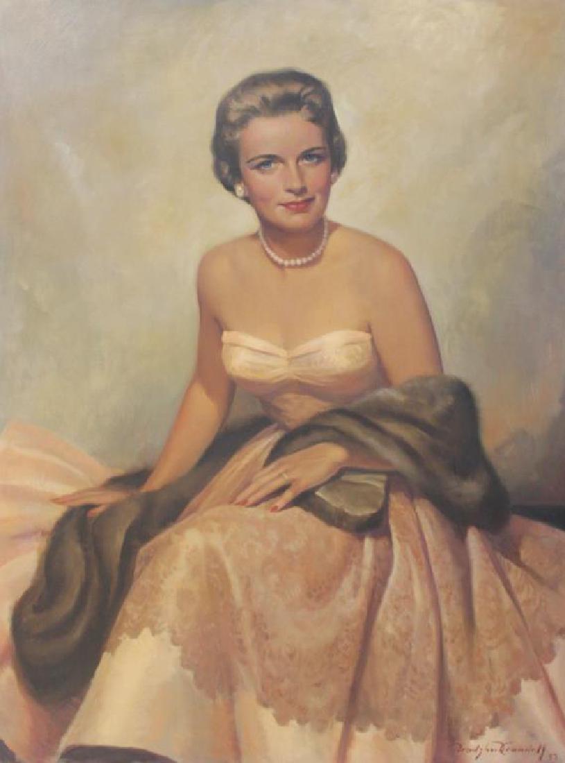 CRANDELL, Bradshaw. Oil on Canvas. "Portrait of (1 of 9)