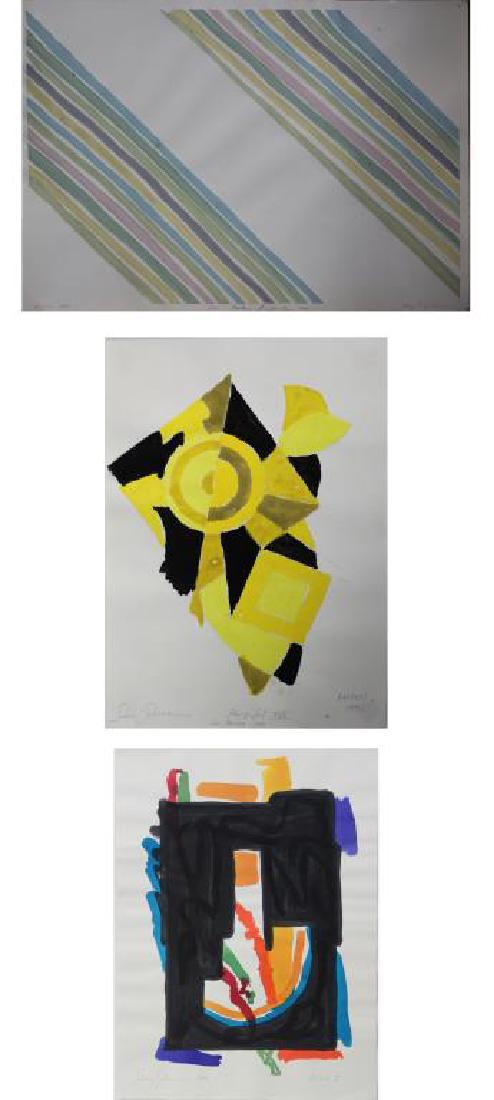 LOT of Three Sidney Guberman Works on Paper. (1 of 19)