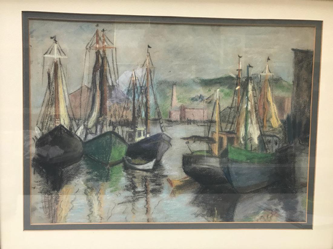 GOTTLEIB, Harry. Pastel on Paper. (1 of 5)