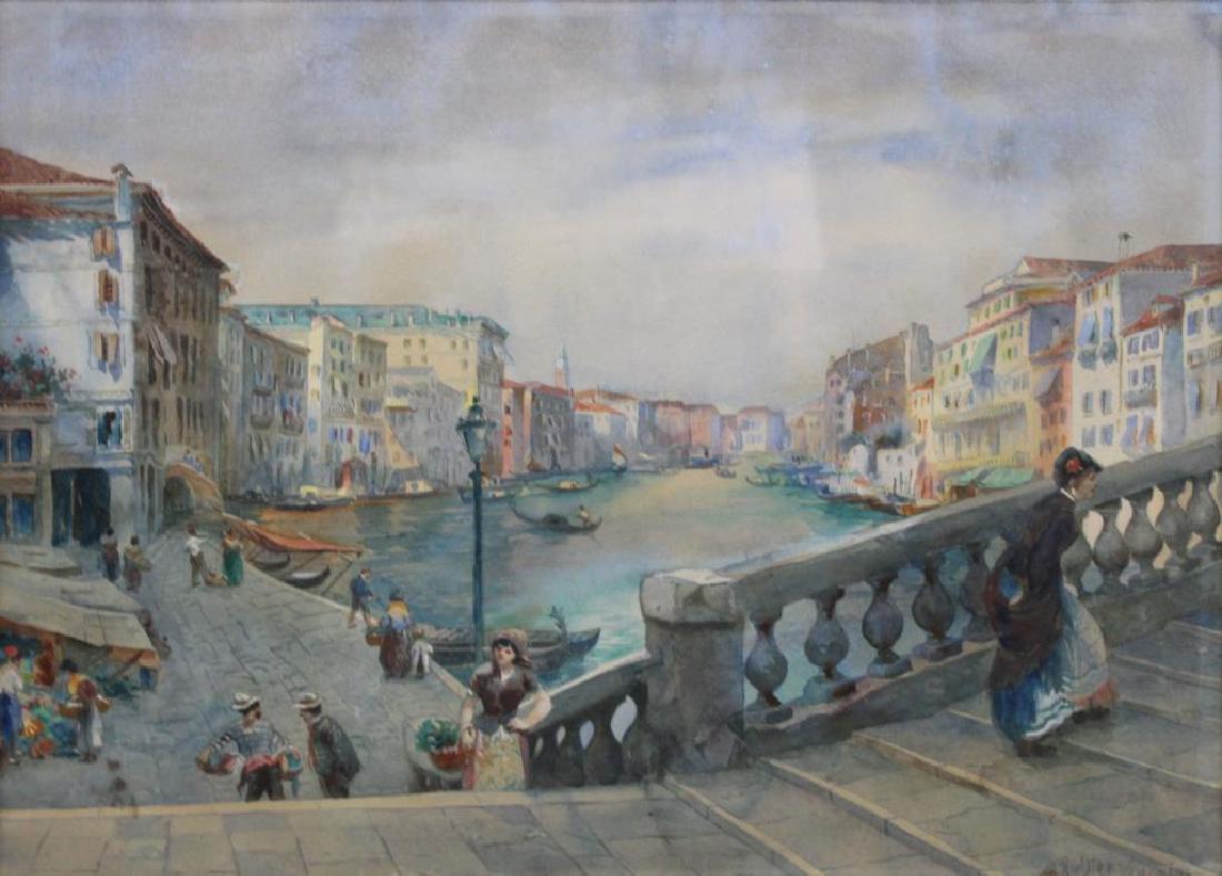 RIBTER, B. Watercolor. Venice. (1 of 7)