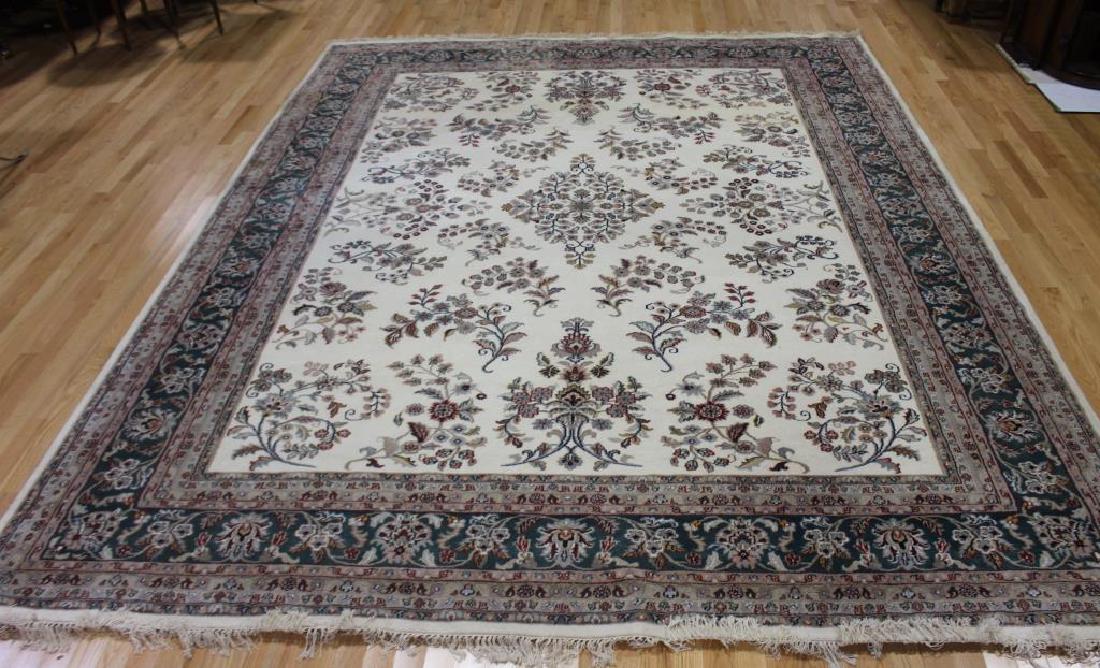 Vintage and Large Finely Hand Woven Carpet . (1 of 5)