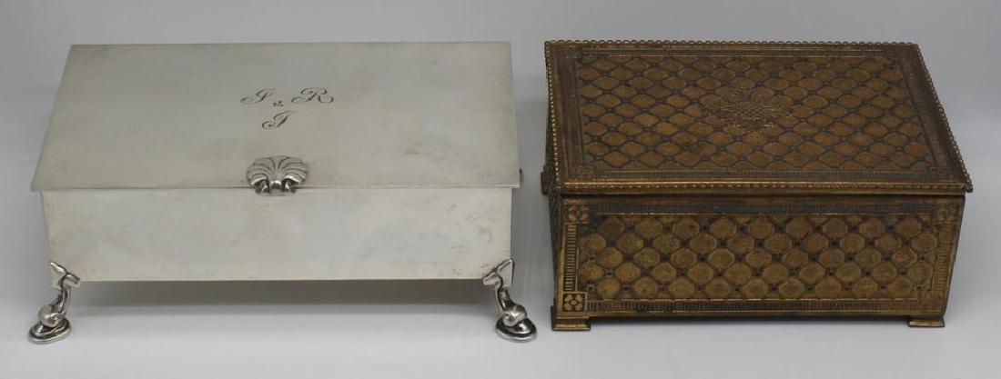 STERLING. Grouping of Tiffany Decorative Boxes. (1 of 11)