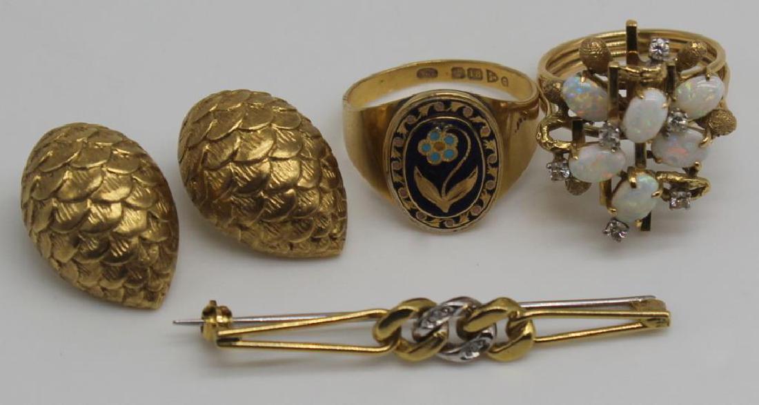 JEWELRY. 18kt Gold Jewelry Grouping. (1 of 11)