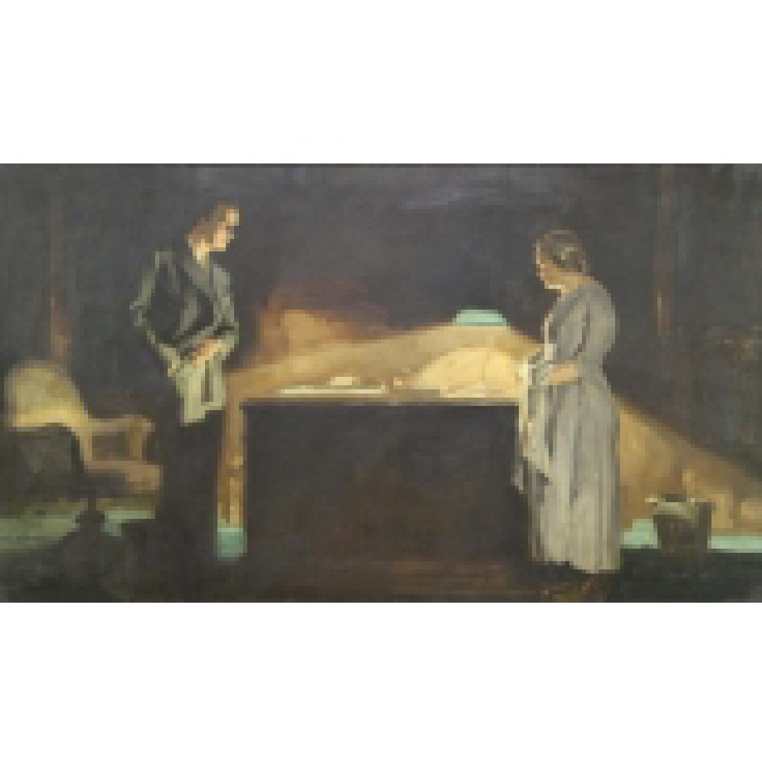 BARCLAY, McClelland. Oil on Canvas. Figures (1 of 8)