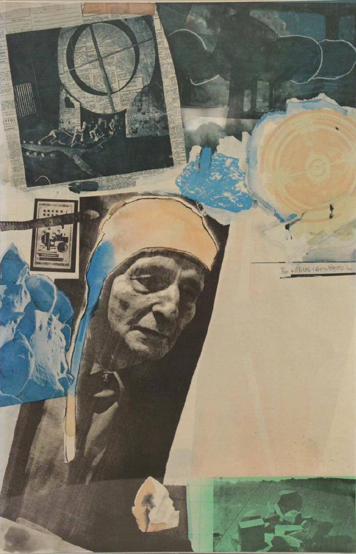 RAUSCHENBERG, Robert. Color Offset Lithograph. (1 of 6)
