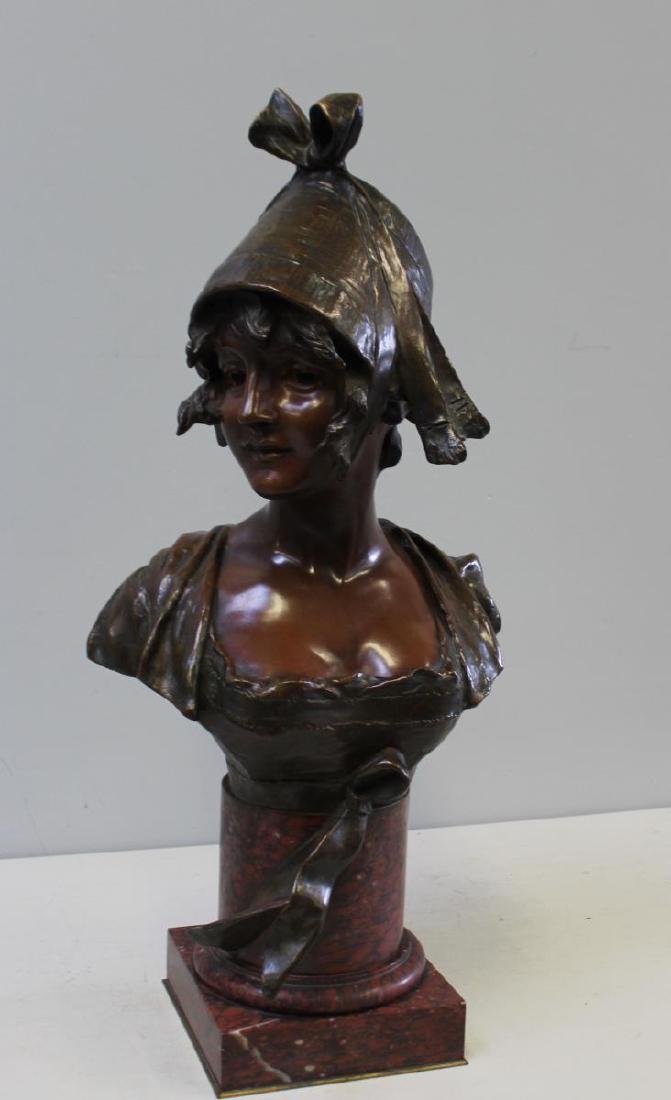 STRAETEN,Georges,Van,Der. Signed Bronze Bust Of A (1 of 9)