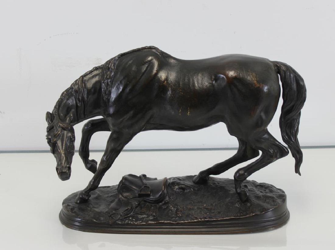 LENORDEZ, Pierre. Signed Bronze Sculpture" CHEVAL (1 of 8)
