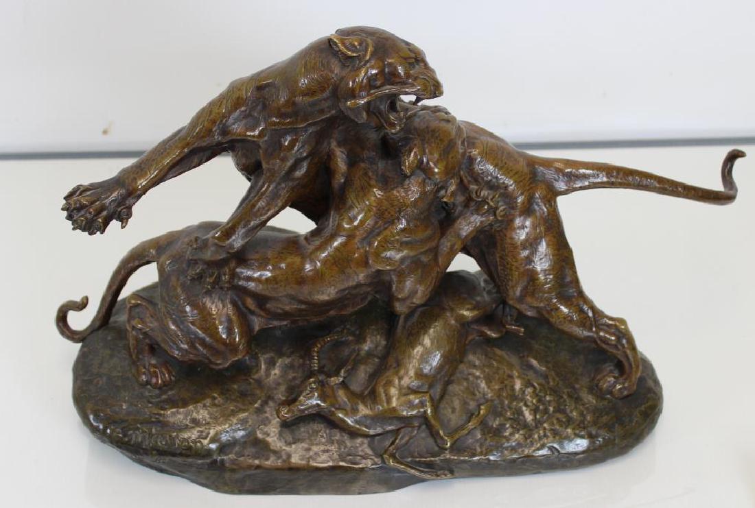 MASSON,Clovis ,Edmund . Signed Bronze Sculpture, (1 of 7)