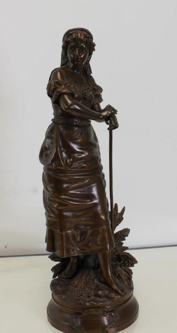 BOURET, Eutrope. Signed Bronze Sculpture (1 of 9)