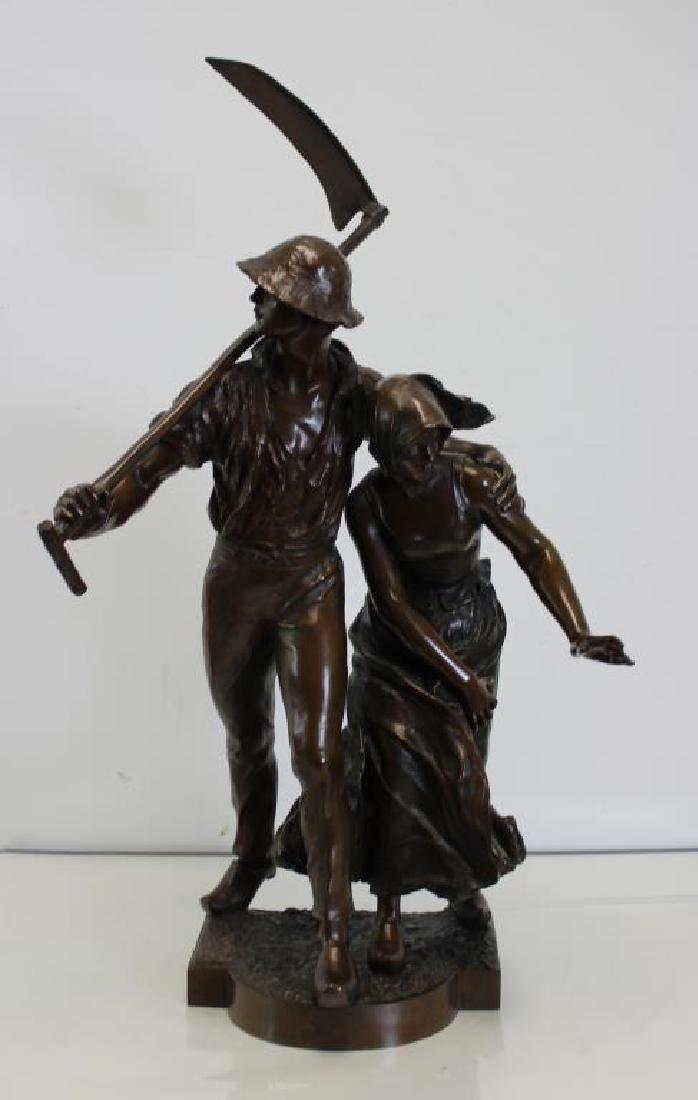 BOUCHER, Alfred. Signed Bronze Sculpture (1 of 8)