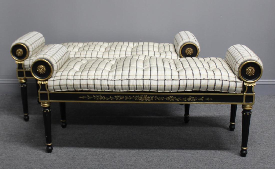 Pair of Fine Quality Vintage Lacquered and Gilt (1 of 5)