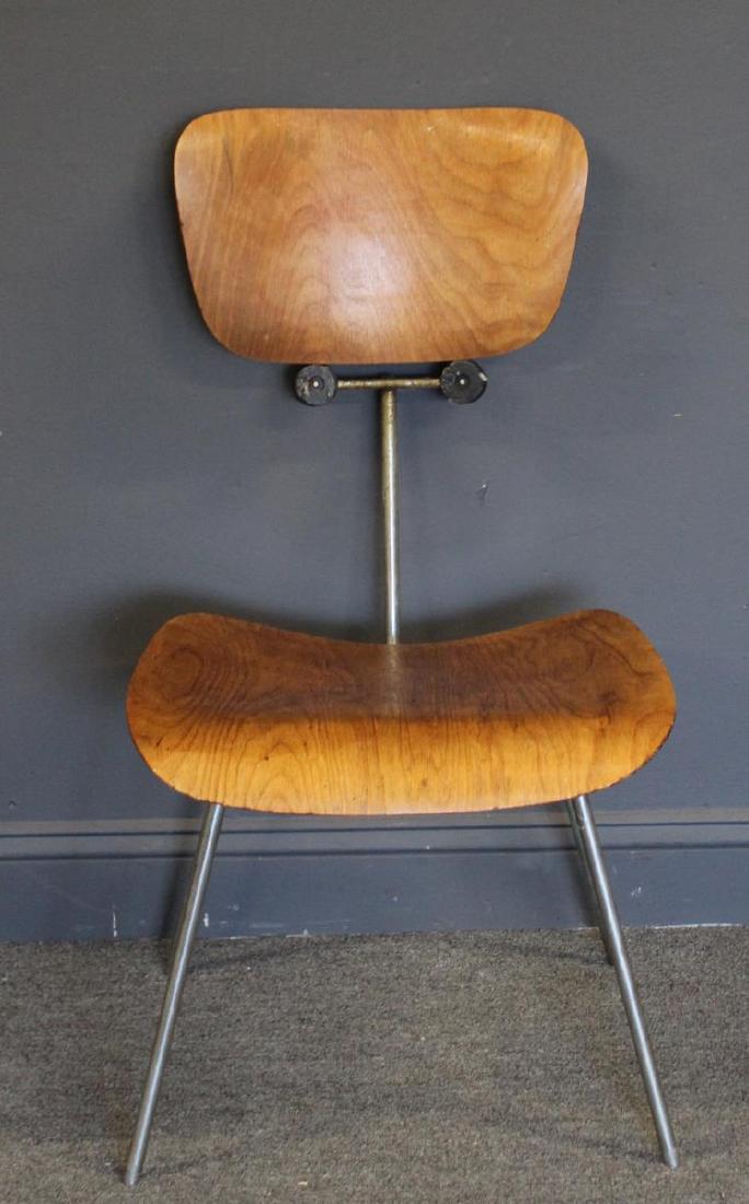 MIDCENTURY. Charles Eames / Herman Miller LCM: Chair as / is. From a Long Island estate. - Dimensions: 19" W x 30" H x 19" D