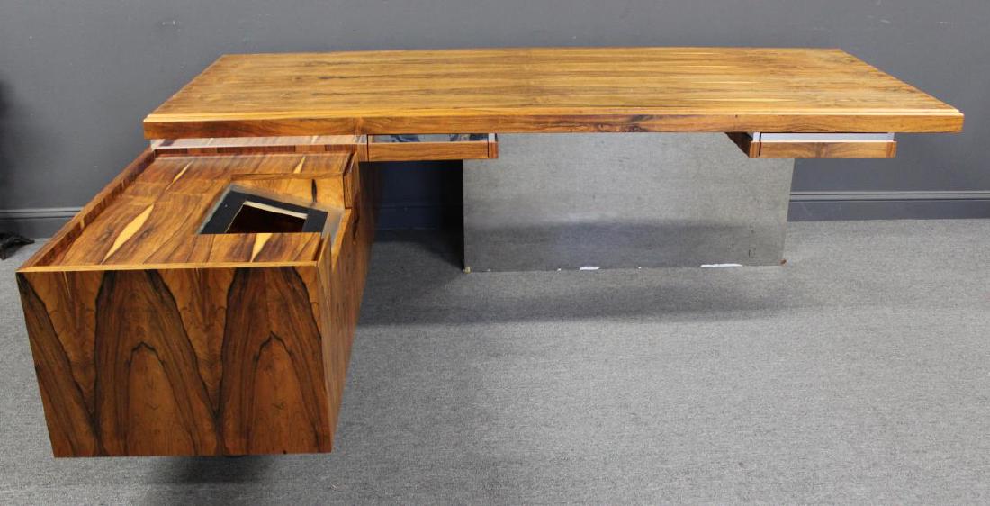 Vintage Brazilian Rosewood Custom Designed Desk. (1 of 9)