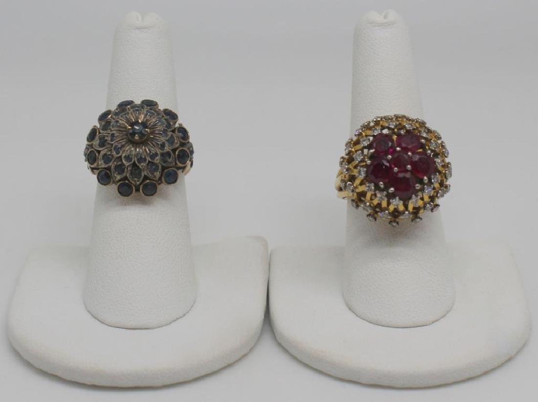 JEWELRY. 18kt Gold and Mughal Style Ring Grouping. (1 of 11)