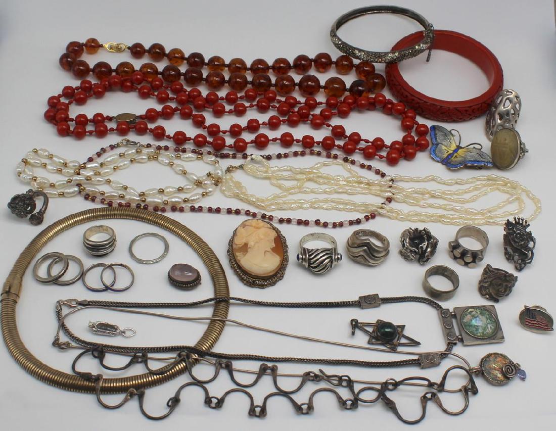 JEWELRY. Assorted Ladies Jewelry Inc. Sterling. (1 of 16)