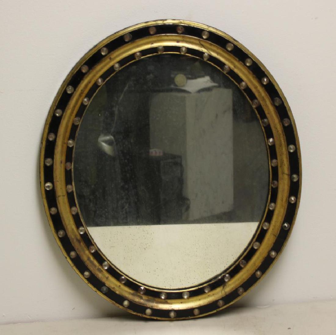 IRISH, Regency , Parcel -  Gilt Ebonised Oval (1 of 6)