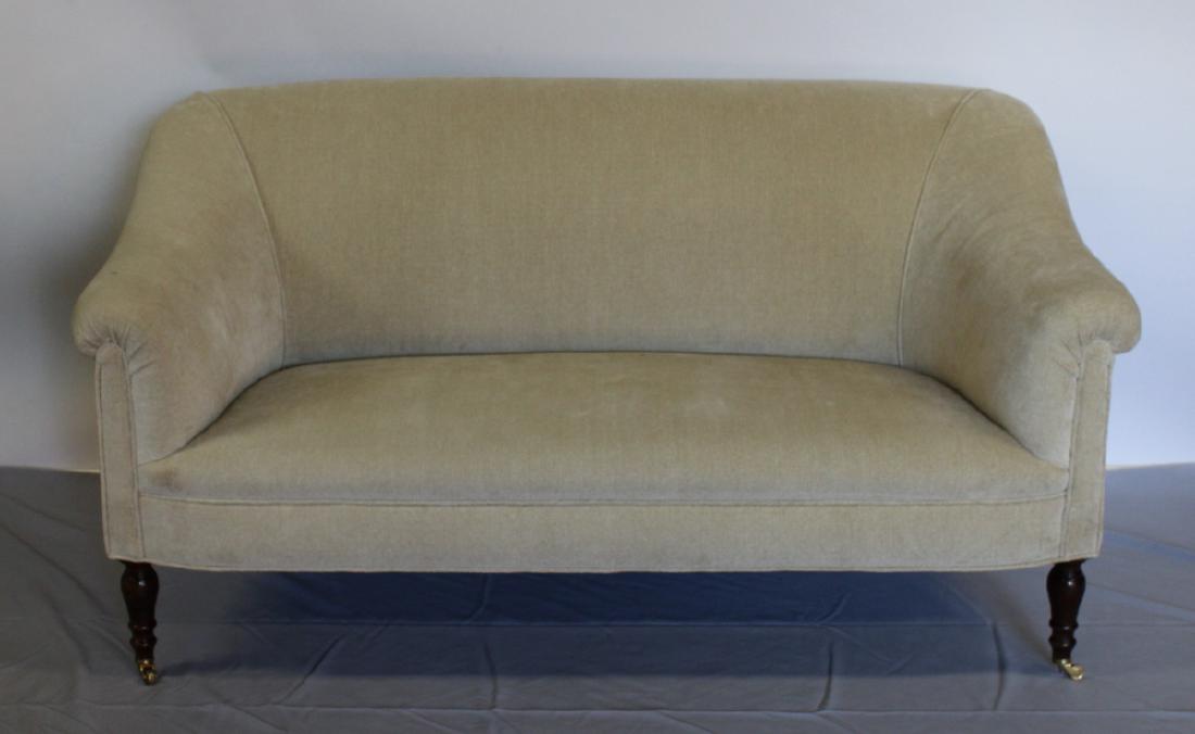 George Smith "Somerville" Love Seat.: From a Greenwich CT estate. - Dimensions: 63" x 33"D x 34"H