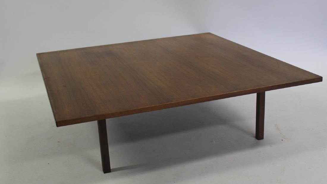 MIDCENTURY. Hans Wegner, Anders Tuck Rosewood: Coffee Table. With burnt mark underside and from the Pound Ridge estate of a well known midcentury builder. Dimensions: 51" x 51" x 16" h