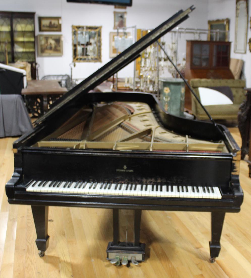 STEINWAY & SONS. Model D Concert Grand: Piano Serial #53654. From the estate of a well known pianist who has on numerous occasions played for the pope. - Dimensions: 9ft long