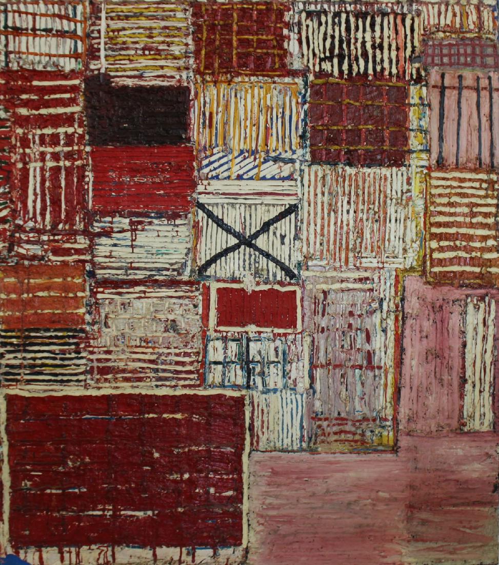 UNSIGNED. Heavy Impasto Abstract Oil on Canvas. (1 of 5)