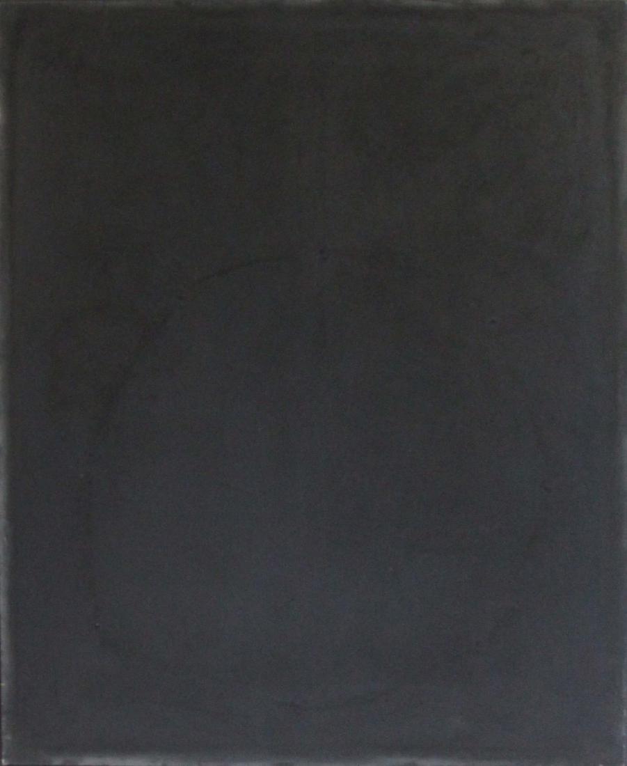 ADJA YUNKERS (LATVIAN, ACTIVE IN SWEDEN,: 1903-1983). Acrylic on Canvas. "Triptych I (Center)". 1975. Signed, dated, and titled lower right. From a Larchmont, NY collection. - Dimensions: 80" high x 67" wide